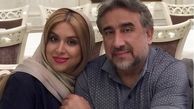 محمود دینی و همسرش درکنار هم + عکس