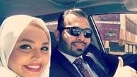 تحویل سال خانم مجری در کنار همسرش