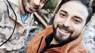 سلفی بابک جهانبخش با دوستش + عکس