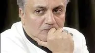 داریوش ارجمند و جمشید مشایخی در مجلس ترحیم علی معلم + تصاویر