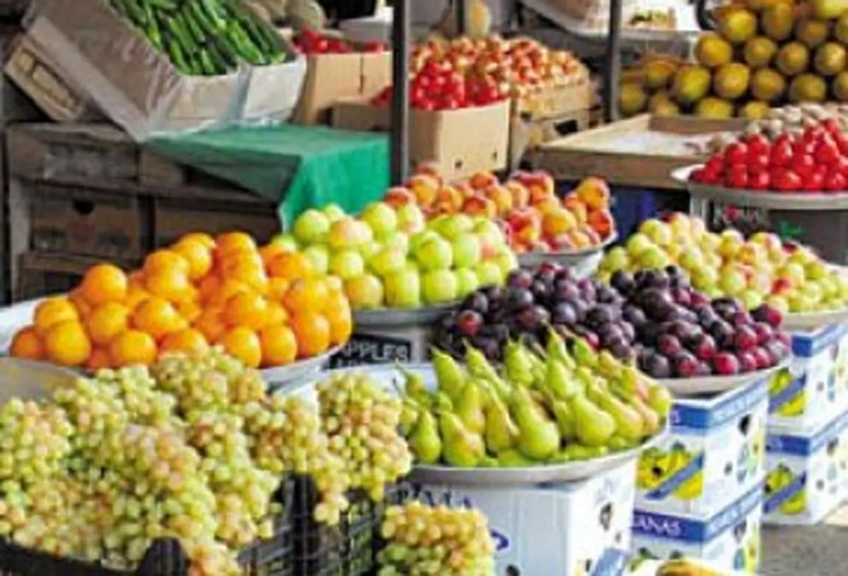 آخرین قیمت ها از بازار میوه و تره بار