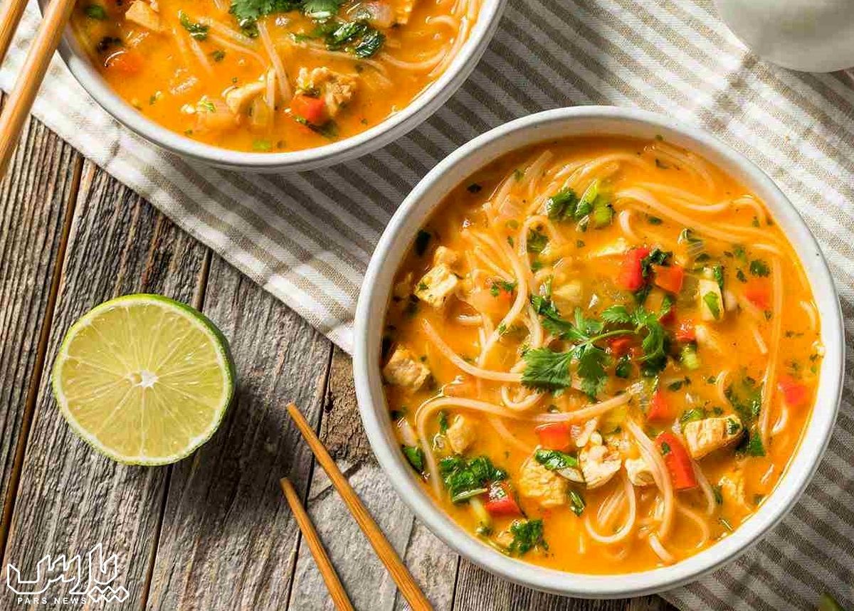طرز تهیه سوپ رشته برای سرماخوردگی سه سوته و خوشمزه