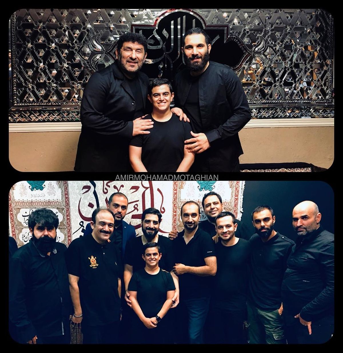 امیرمحمد متقیان در هیئت+عکس