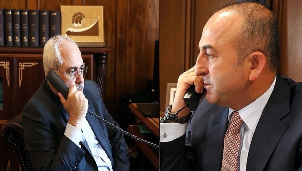 گفت‌وگوی تلفنی ظریف و چاووش اوغلو درباره وضعیت فلسطین