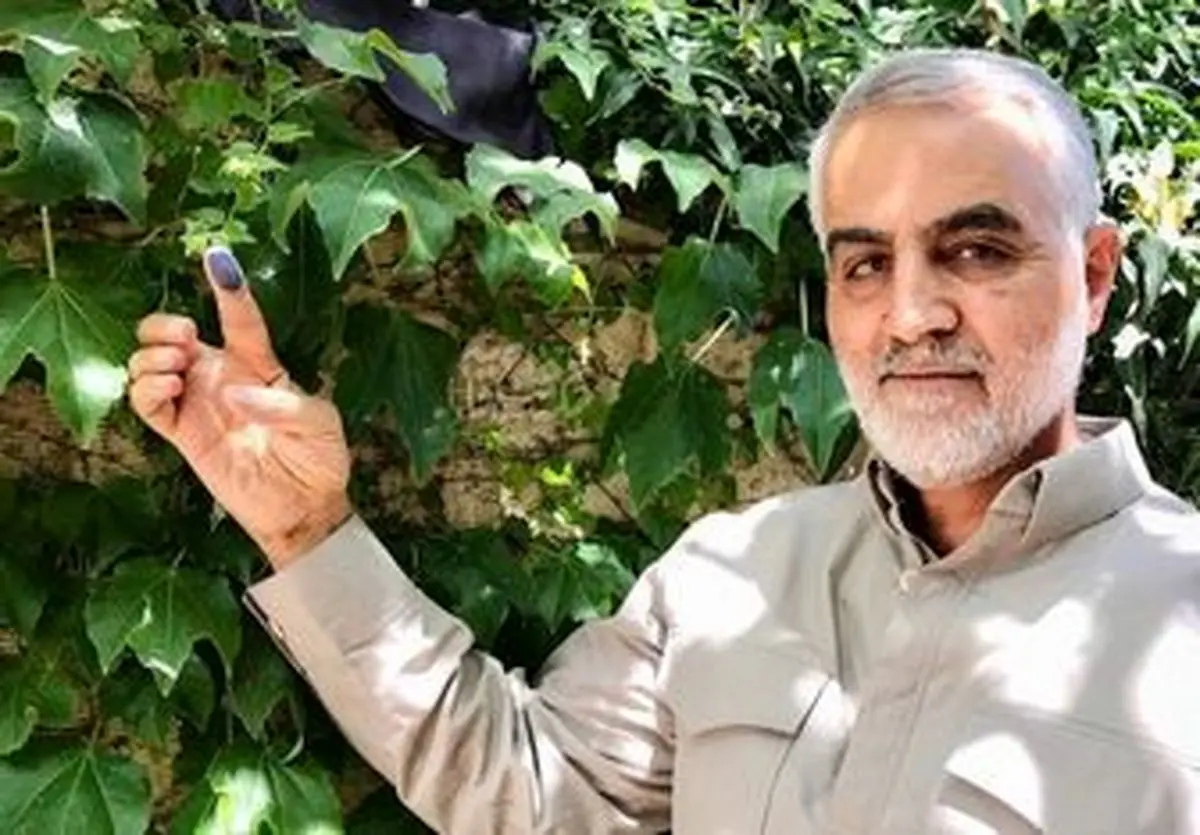 عشق راننده کامیون به شهید سلیمانی +عکس