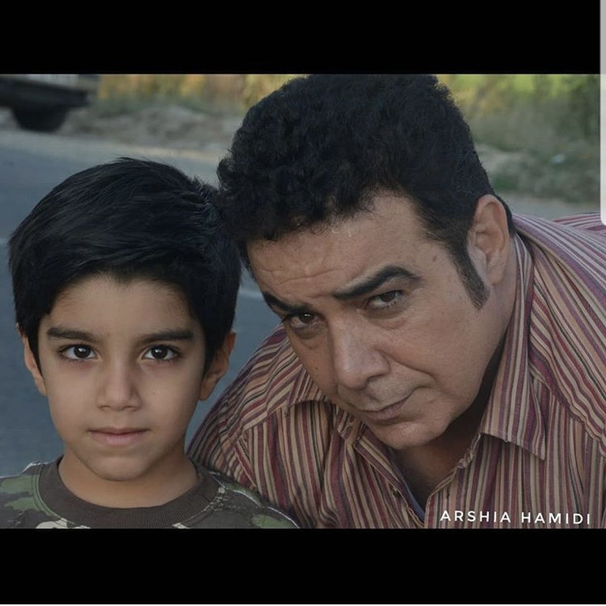 حسن شکوهی و‌نوه اش + عکس