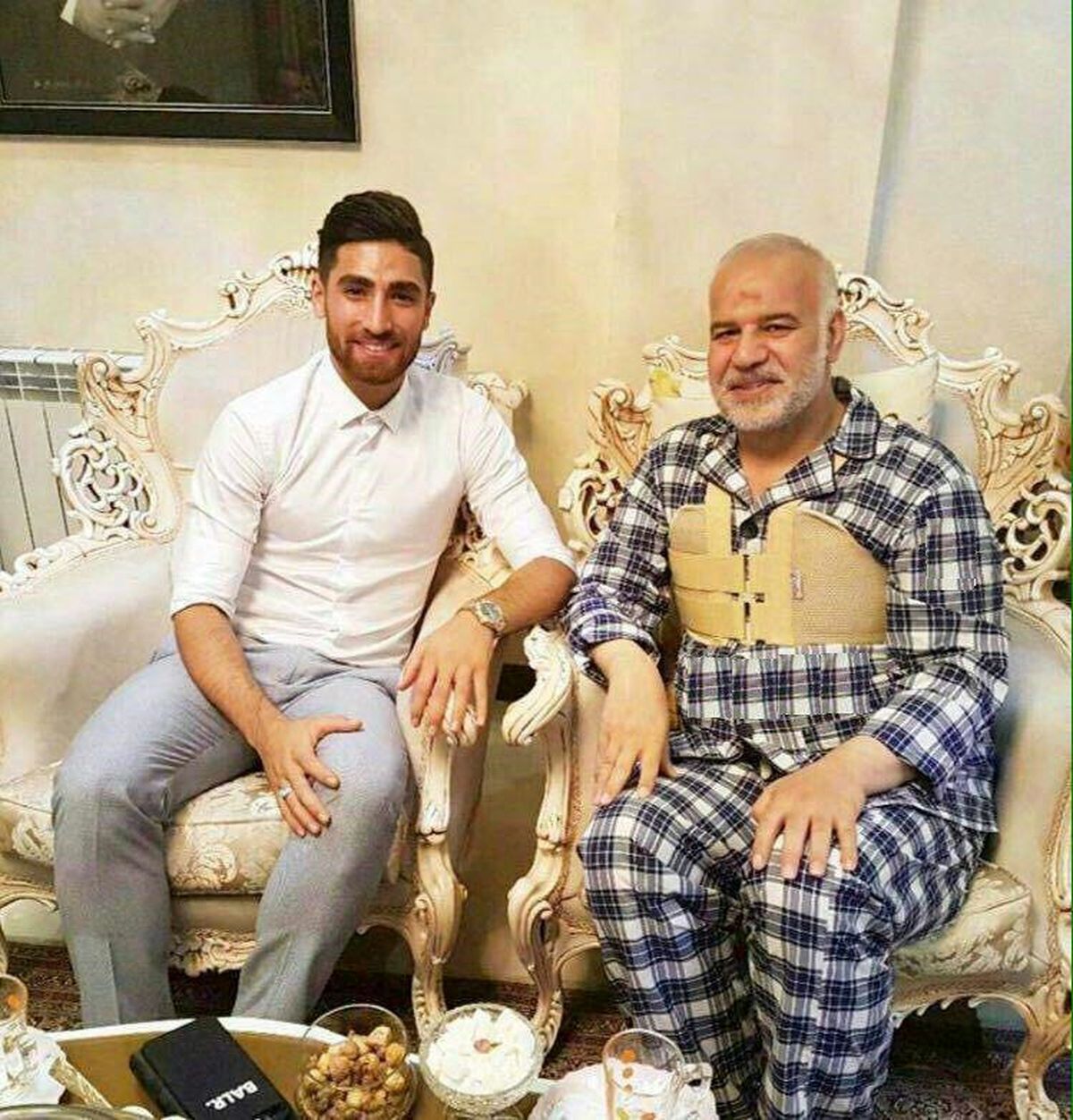 جهانبخش به دیدار مدیرعامل سابق پرسپولیس رفت + عکس