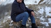 کوهنوردی خانم بازیگر در برف + عکس