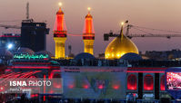 نصب گنبد جدید حرم امام حسین (ع)