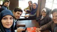 عید دیدنی خانم مجری با خانواده همسرش