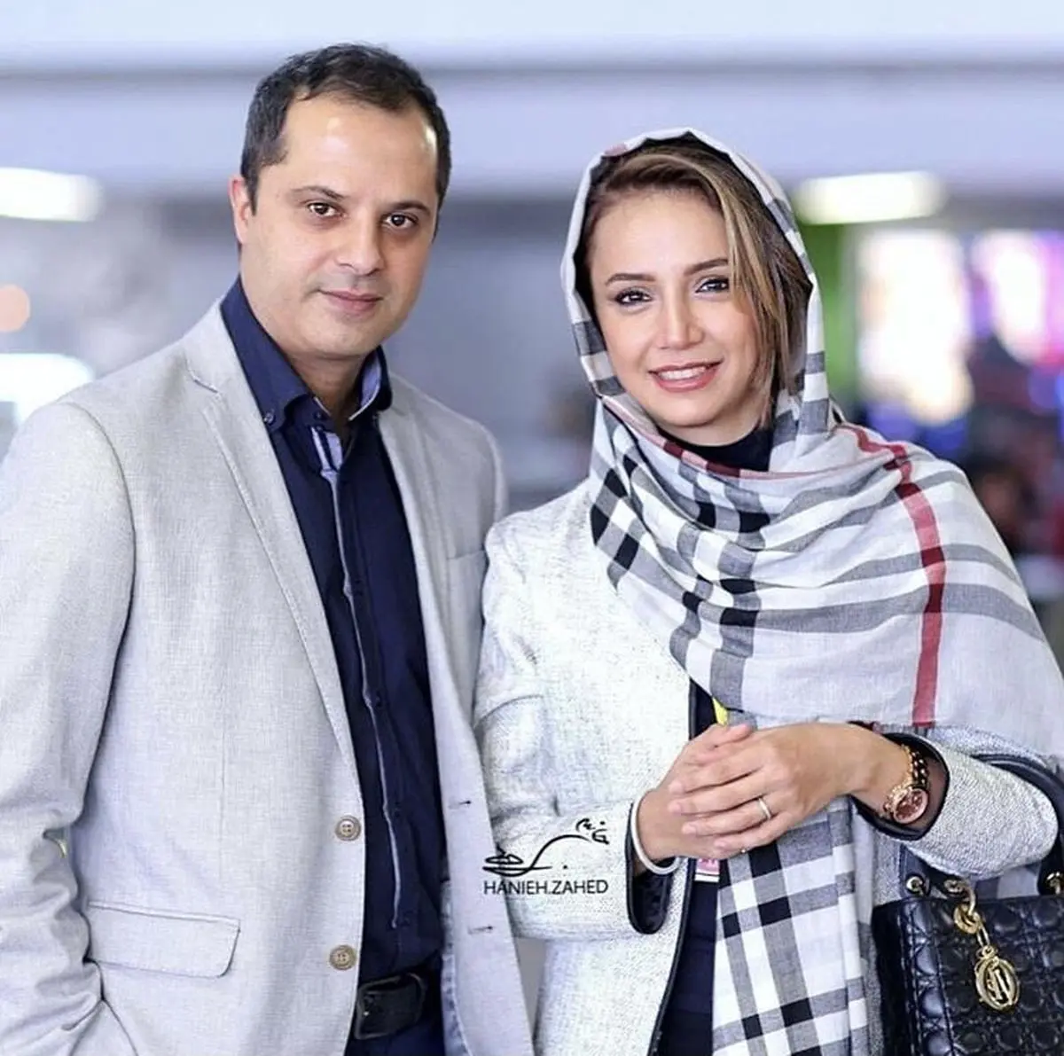 شبنم قلی خانی و همسرش + عکس