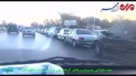 حضور گسترده مردم کرمان در پمپ بنزین ها