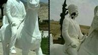 عاملان تخریب مجسمه سردار اسعد بختیاری دستگیر شدند 