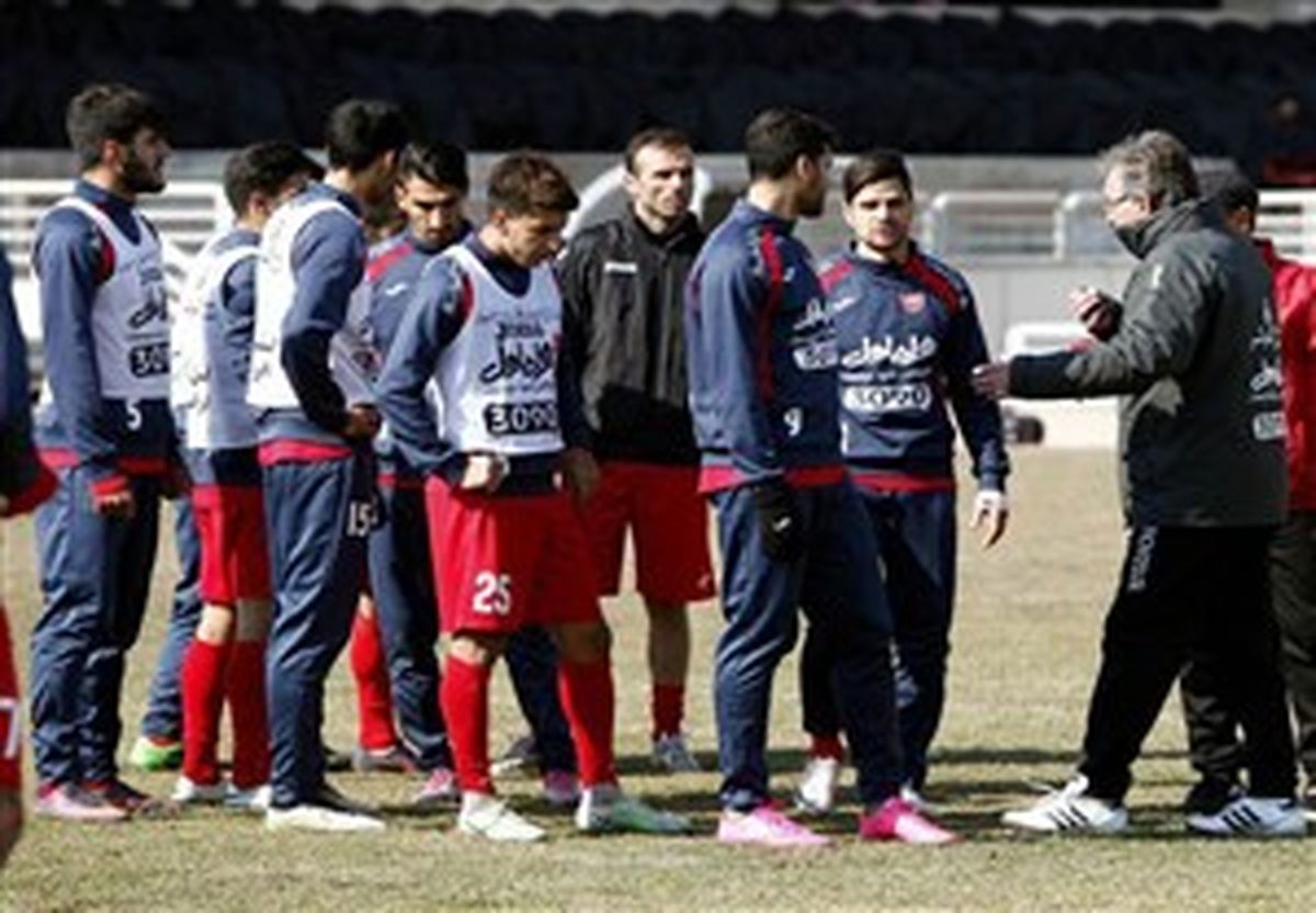 گزارش تمرین پرسپولیس