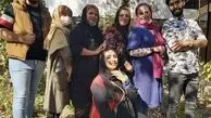 خانم بازیگر و‌دوستانش + عکس