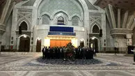 ادای احترام ظریف و معاونین وزارت خارجه به مقام شامخ بنیانگذار جمهوری اسلامی ایران