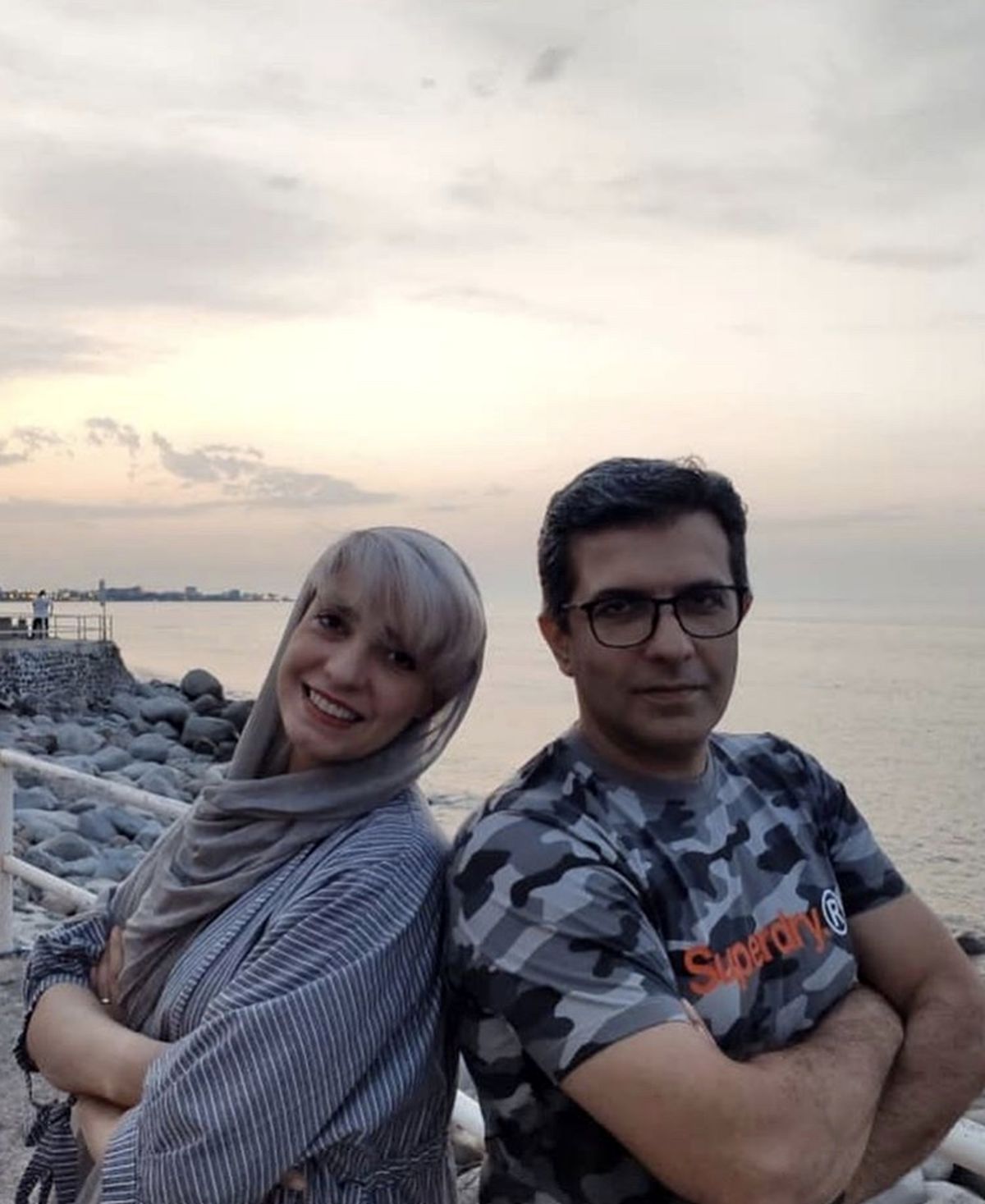 الیکا عبدالرزاقی و‌ برادرش + عکس