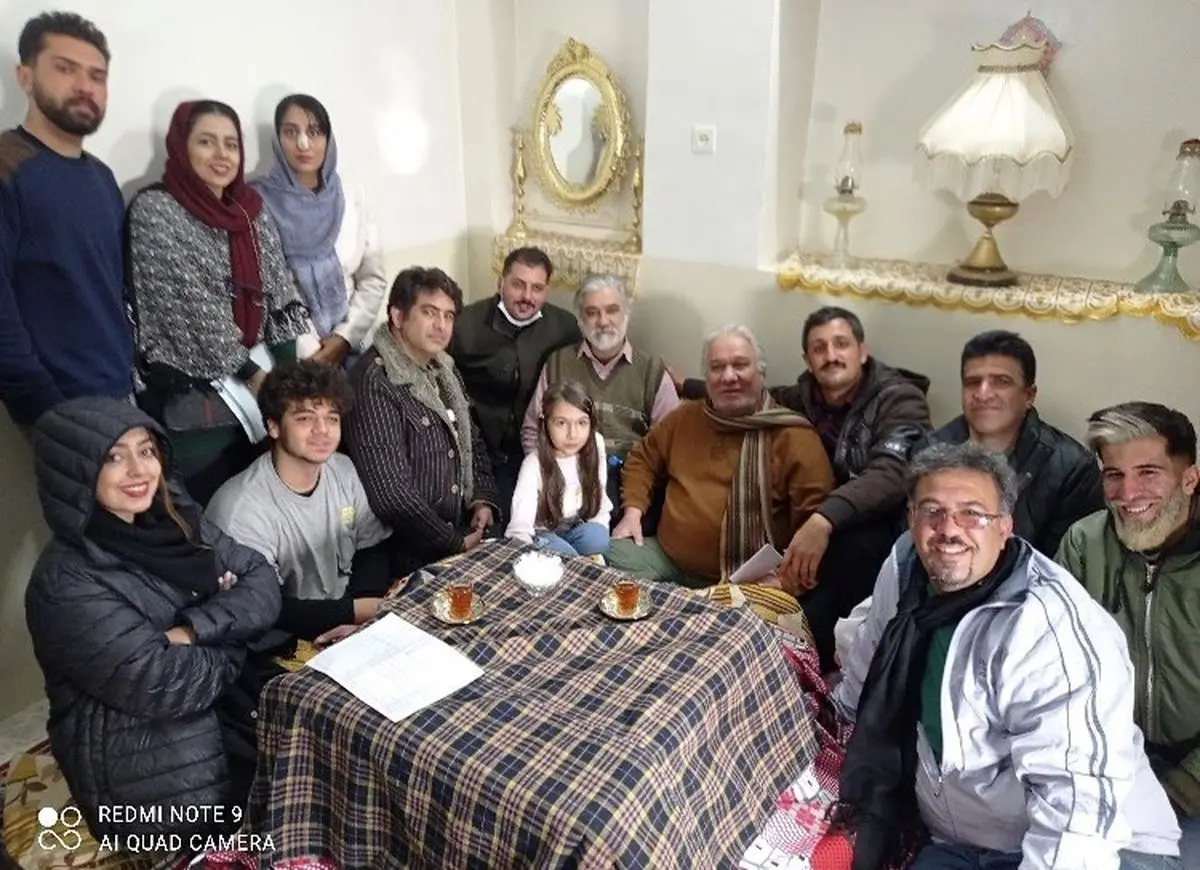 حسن اسدی در پشت صحنه کار جدیدش + عکس