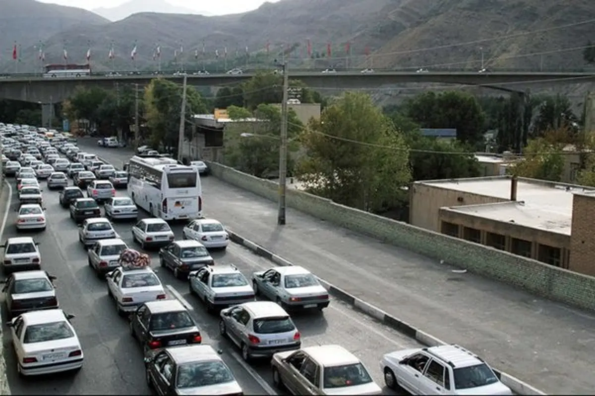 ترافیک نیمه سنگین در آزادراه تهران- کرج