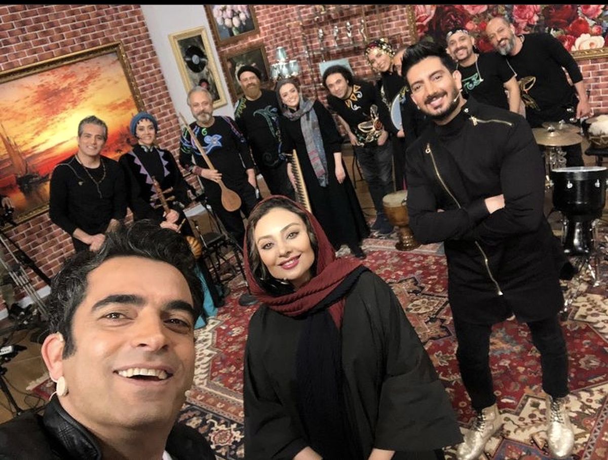 یکتا ناصر و همسرش میهمان فرزاد فرزین شدند + عکس