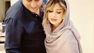 نیوشا ضیغمی و همسرش + عکس