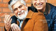 مهدی پاکدل با مدل مو جدید به همراه برادر هنرمندش+عکس