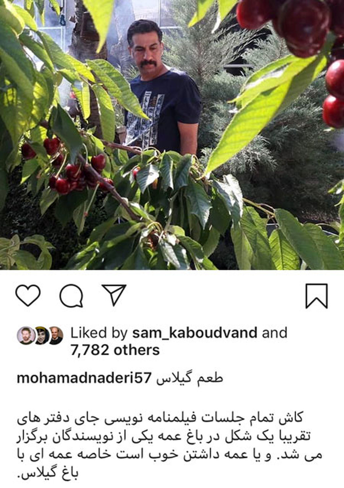 لذت محمد نادری از عمه داشتن+عکس