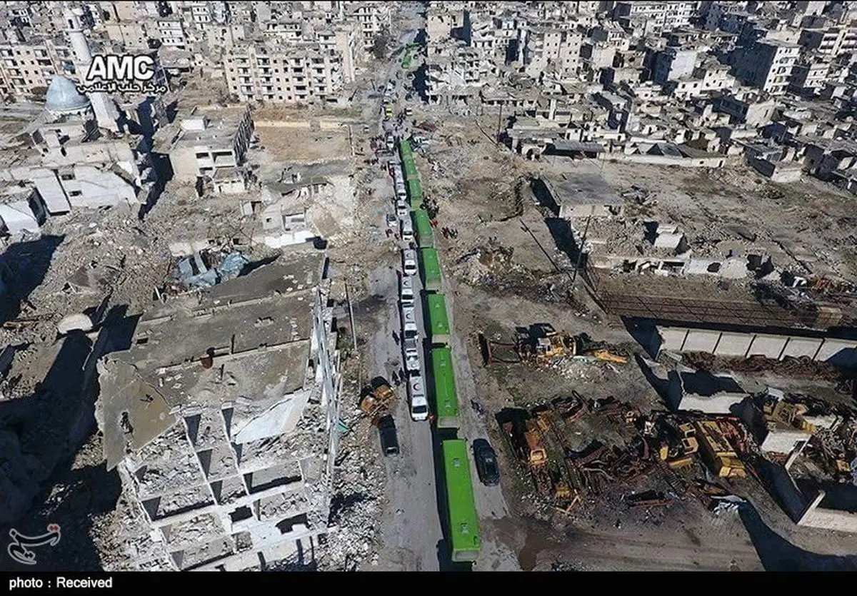  کدام گروه تروریستی توافق خروج از حلب را نقض کرد؟ 