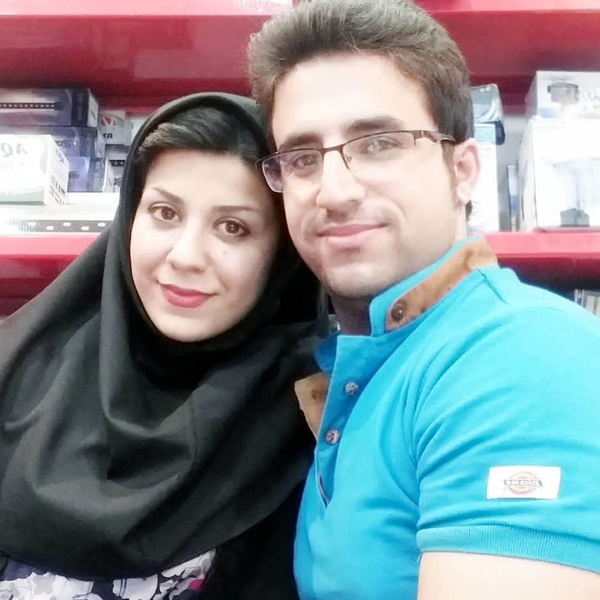 فینالیست درخشان عصر جدید و همسرش+عکس