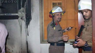 نجات عمره گزاران از آتش سوزی هتل مکه +تصاویر