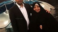 احسان علیخانی و مادرش در یک برنامه + عکس