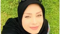 عکس زیبا و شاد مجری به خانه برمیگردیم