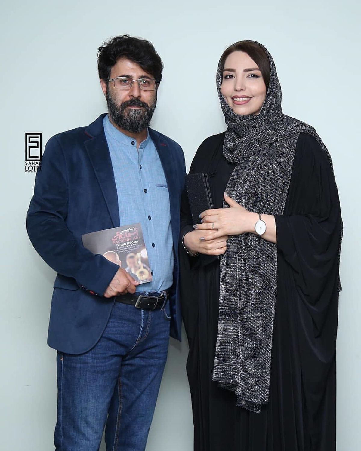 هومن حاجی عبدالهی در کنار همسرش+عکس