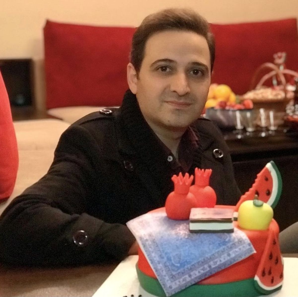 کیک شب یلدایی مجری معروف + عکس