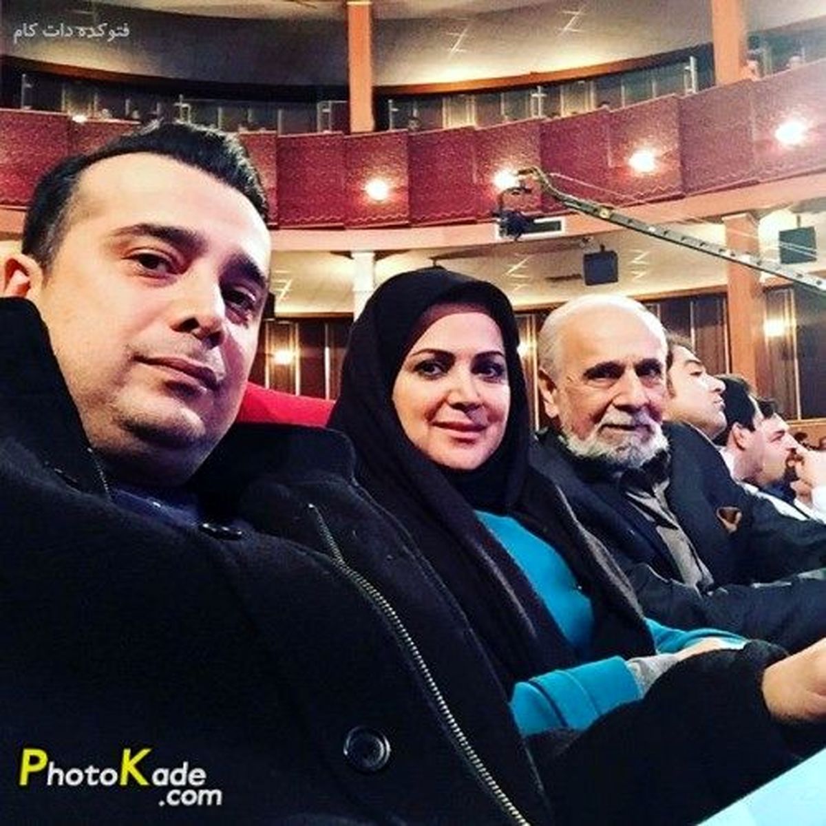 خانوده شاد کمند امیرسلیمانی در یک مراسم + عکس