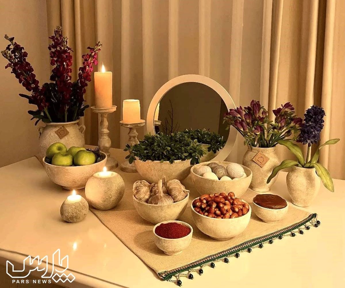 نحوه چیدن سفره هفت سین لاکچری برای سال 1402