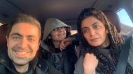 سلفی آقای بازیگر با هنگامه قاضیانی + عکس