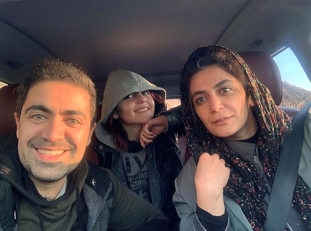 سلفی آقای بازیگر با هنگامه قاضیانی + عکس