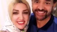 همسر جوان فیروز کریمی + عکس