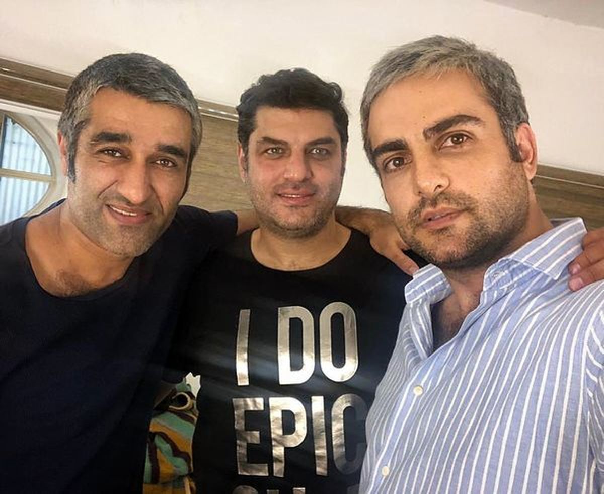 حامد کمیلی در کنار بازیگران تگزاسی + عکس
