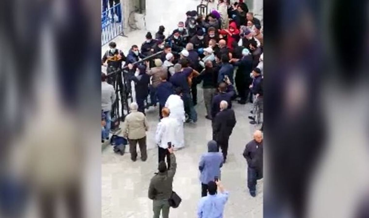 درگیری قرنطینه شدگان با پلیس در ترکیه
