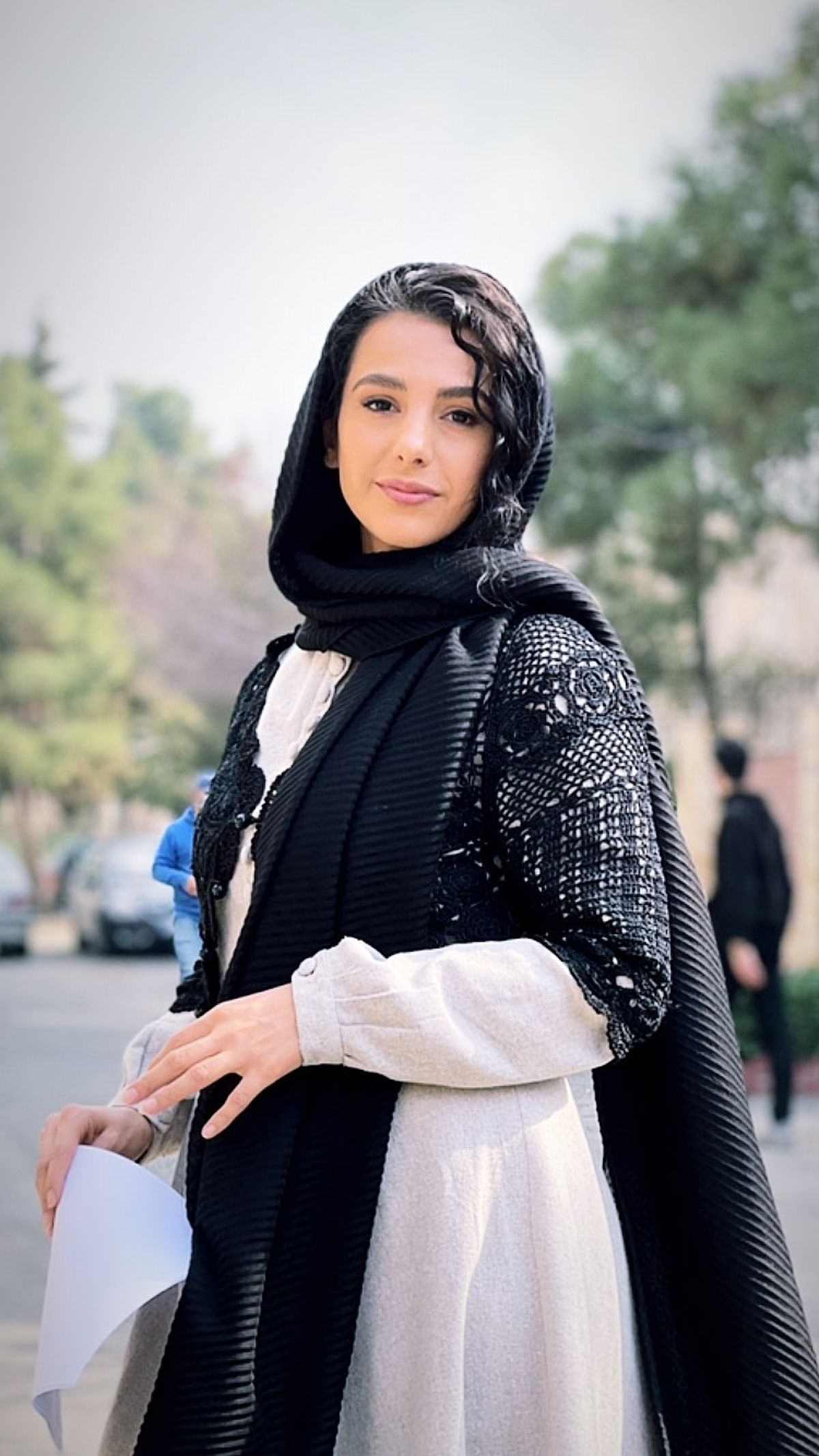 استایل شیک جوانه دلشاد در خیابان + عکس
