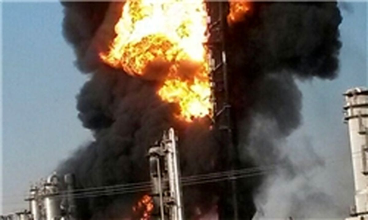 9 مصدوم براثر آتش‌سوزی مجدد در پتروشیمی بوعلی 