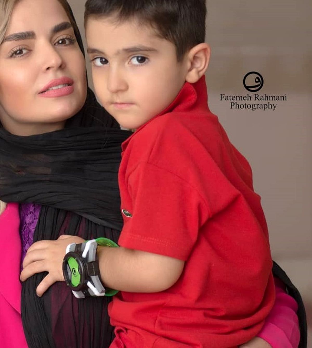 عکس خوشتیپ سپیده خداوردی و پسرش