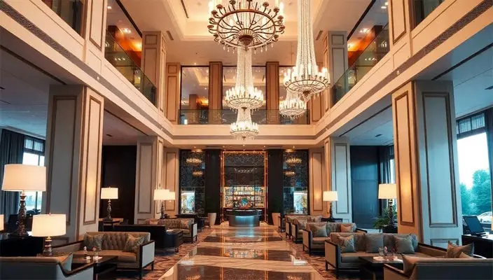 نمای داخلی یک هتل پنج ستاره