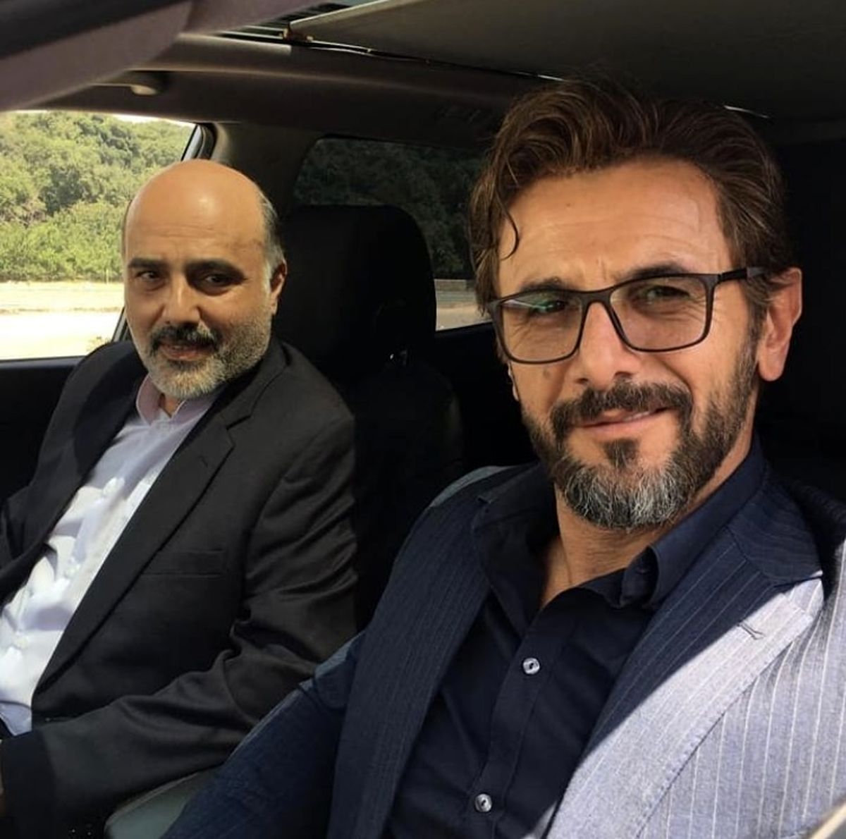 سعید داخ در کنار بازیگر مشهور سینمای ایران + عکس