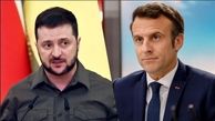 زلنسکی از مکرون خواست به اوکراین سفر کند