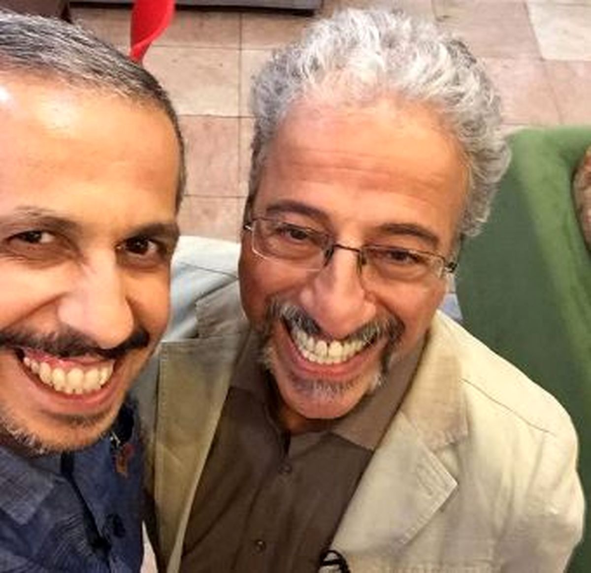 جواد رضویان با بابا پنجعلی هم‌بازی شد