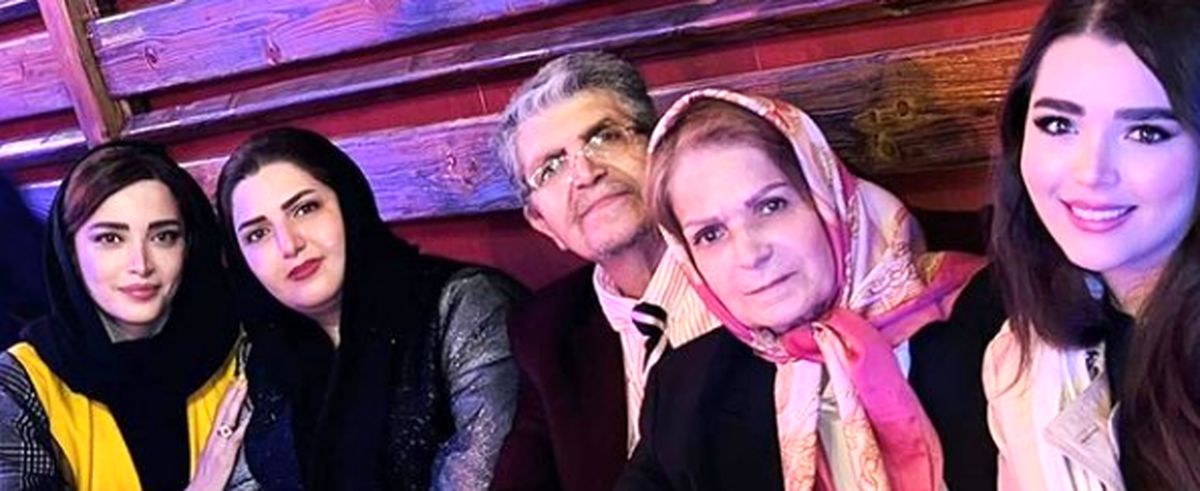 بهنوش طباطبایی در تولد خواهرش به همراه خانوده اش + عکس