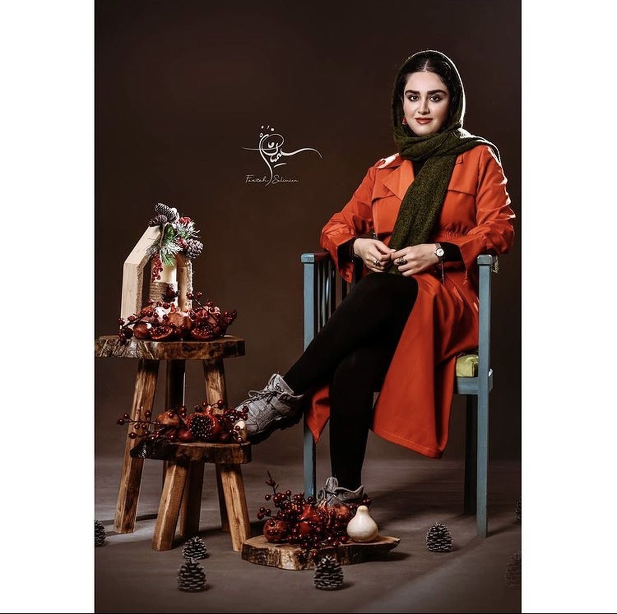 تم یلدایی هانیه غلامی + عکس